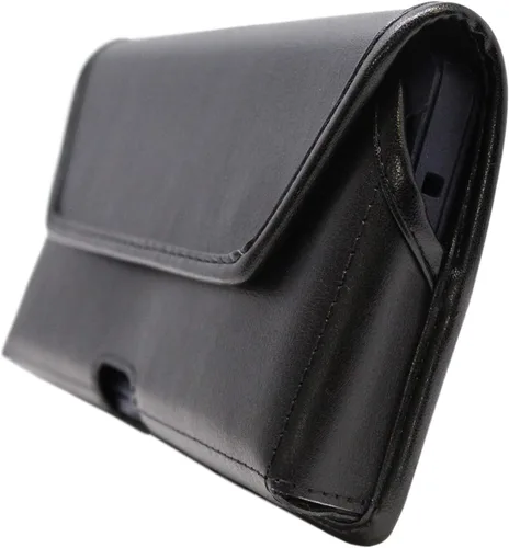 Miniatura 4 de Turtleback Funda hecha para Note 20 Ultra compatible con OB Defender o fundas voluminosas, clip de cinturón de metal ejecutivo, bolsa de cuero
