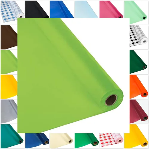 Miniatura 13 de DIY Craft - Rollo de plástico negro para mesa de banquete, 300 pies de largo (26 colores)