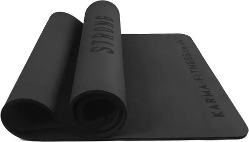 Miniatura 6 de Esterilla de yoga grande – Esterilla de entrenamiento extra gruesa de 0.394 in (72 x 32 pulgadas) – Alfombrilla antideslizante de TPE para mujeres