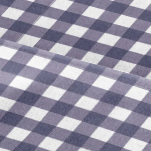 Miniatura 57 de Sábanas con patrón de puntos azules, 1 sábana encimera, 1 sábana bajera y 1 funda de almohada con bolsillos profundos, ropa de cama con estampado