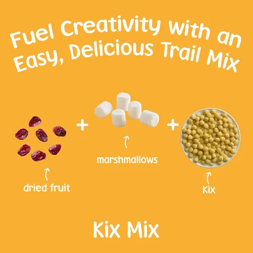 Miniatura 5 de Kix Cereal de desayuno de grano entero, bolitas de cereal de maíz crujientes, tamaño familiar, 18 oz