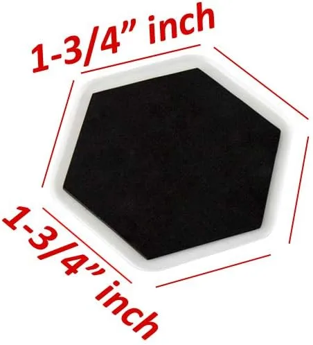 Miniatura 5 de Wideskall® Almohadillas deslizantes reutilizables para muebles, 4 piezas, protector de suelo mágico para piso de alfombra de madera