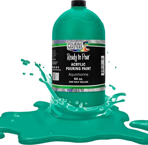 Miniatura 22 de POURING MASTERS Pintura Acrílica Roja Carmesí Lista para Verter - Premium de 8 Onzas Premezclada a Base de Agua - para Lienzo, Madera, Papel, Rojo