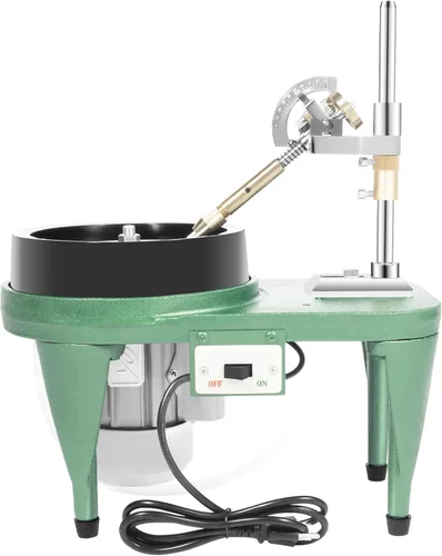 Miniatura 8 de Máquina de facetado de gemas, pulidora de joyas, amoladora plana de piedra de jade, pulidora de ángulo de piedra de jade, amoladora de superficie