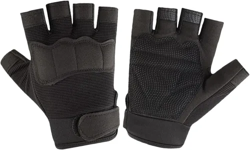 Guantes tácticos de medio dedo para montar en bicicleta, antideslizantes, militares, para entrenamiento al aire libre, ciclismo, camuflaje, guantes