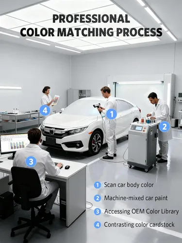 Miniatura 4 de Pintura de retoque para automóviles, pintura de retoque automotriz 2 en 1, reparación de arañazos de pintura de automóvil, fijación rápida precisa
