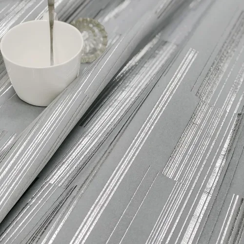Miniatura 6 de always4u Cortinas de terciopelo suave de 108 pulgadas de largo con estampado de papel de aluminio de lujo, cortinas de dormitorio de eficiencia
