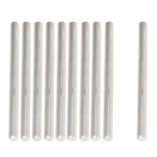 Miniatura 28 de MroMax 100 pasadores cilíndricos de acero inoxidable 304 M1.0.197 x 0.236 in, clavijas de soporte de estante para dispositivos metálicos