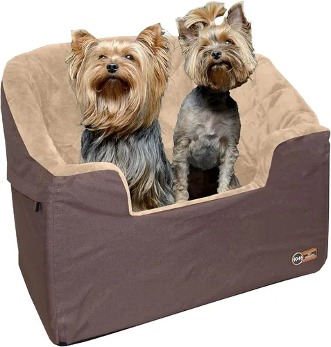 Miniatura 14 de K&H Pet Products Asiento elevador de cubo para perro, cinturón de seguridad seguro, 2 correas de seguridad, fundas lavables, asientos elevadores