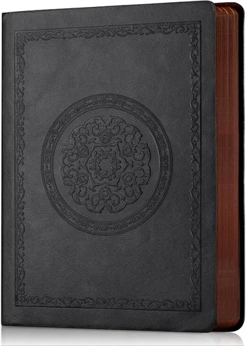 Miniatura 16 de Fetinar Cuaderno vintage de cuero 2026, 300 páginas, cuadernos de cuero con tapa blanda rayados para mujeres y hombres, cuadernos para escribir