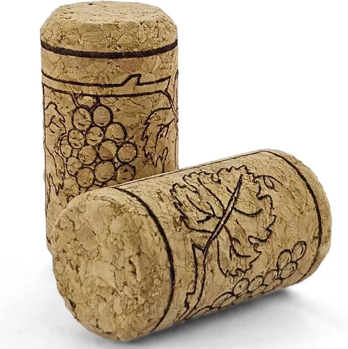 Miniatura 5 de 9x1 3/4 corchos de vino rectos de primera calidad 1.732 x 0.906 in 100/bolsa