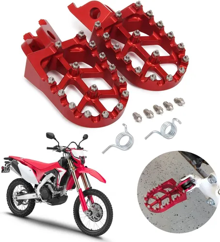 Miniatura 9 de JFG RACING Estriberas para Moto de Cross Estriberas de Motocicleta Pedales de Apoyo CNC Para CRF150R 07-23 CRF250R 04-23 CRF450R 02-23 CRF250L 12-21