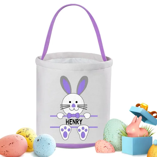 Miniatura 11 de Cesta de Pascua personalizada, cestas de Pascua Touber para niños y niñas, cestas de Pascua para niños, cesta de Pascua personalizada, regalos
