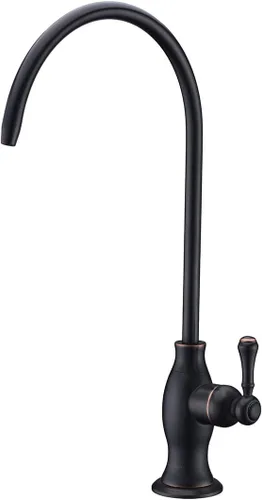 Miniatura 16 de Delle Rosa Grifo de agua potable de oro cepillado, grifo de filtración de agua comercial para sistema de filtro de agua debajo del fregadero, grifos