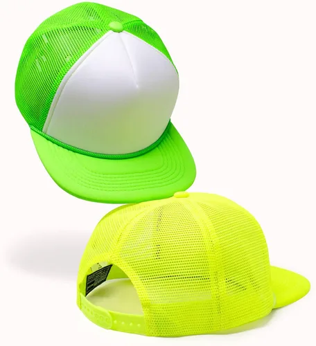 Miniatura 3 de CHOK.LIDS Flat Bill - Gorra de béisbol de malla de ala plana para hombres y mujeres, ajustable, con cierre a presión