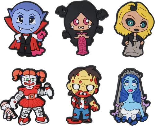 Miniatura 4 de XQNB Dijes de PVC para zapatos, película de terror, accesorios de decoración de zapatos de Halloween, accesorios para niños, niñas, niños y adultos
