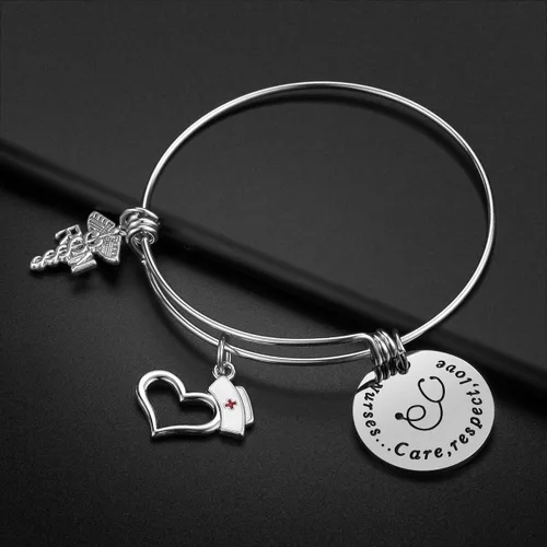 Miniatura 6 de Regalos de enfermera para mujeres Pulsera de enfermera, regalos de graduación de enfermería, regalos de enfermera, regalos de enfermera, regalos