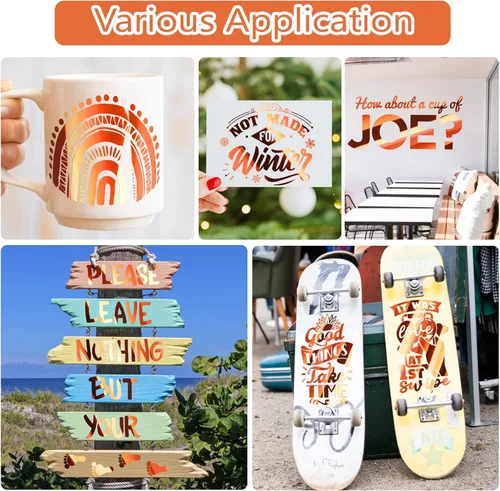 Miniatura 5 de WRAPXPERT Vinilo cromado naranja, espejo cromado metálico, sin burbujas, 12 pulgadas x 5 pies, rollo de vinilo adhesivo permanente naranja