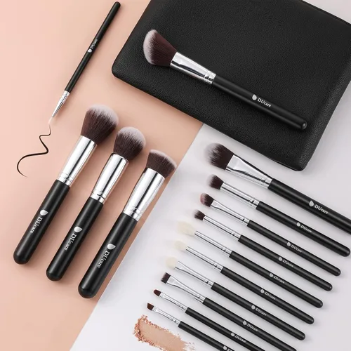 Miniatura 4 de DUcare Brochas de maquillaje + limpiador de brochas de maquillaje