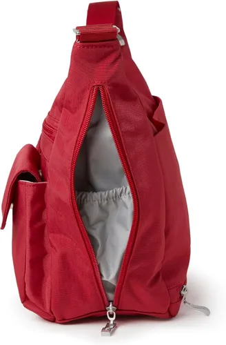 Miniatura 109 de Baggallini womens Everywhere Bagg Crossbody Women 11x9 Lightweight Nylon Hobo Water-resistant Travel Bag W/Rfid