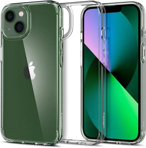 Miniatura 30 de Spigen Funda para iPhone 12 Mini, ultra híbrida, sin anillo magnético, antiamarilleo, transparente