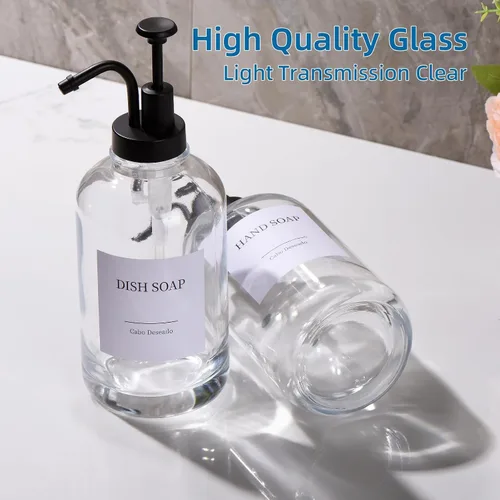 Miniatura 7 de Dispensador de champú y acondicionador de baño, dispensador de jabón de ducha montado en la pared, dispensador de champú para pared de ducha, sin