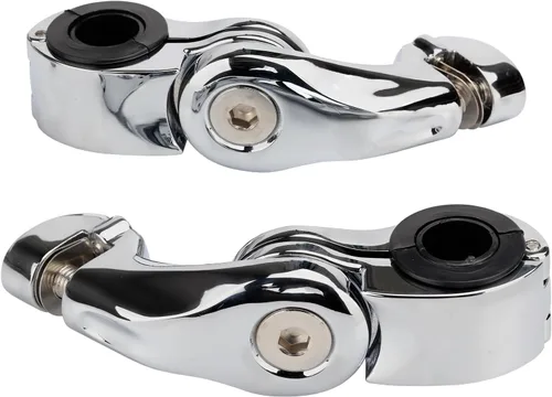 Miniatura 5 de Kit de montaje de clavija de carretera en ángulo largo de 1-1/4 pulgadas para Harley Touring Road King Street Glide Road Glide Electra Glide Softail