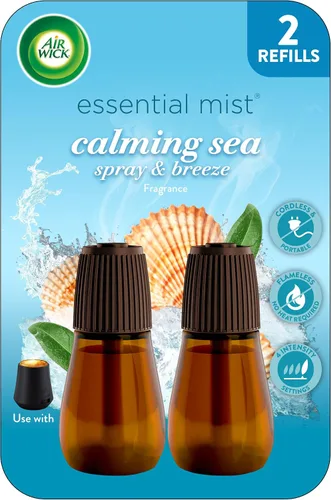 Miniatura 10 de Recambio de Air Wick Essential Mist, 2 unidades, olor a madreselva y frambuesa, difusor de aceites esenciales, ambientador