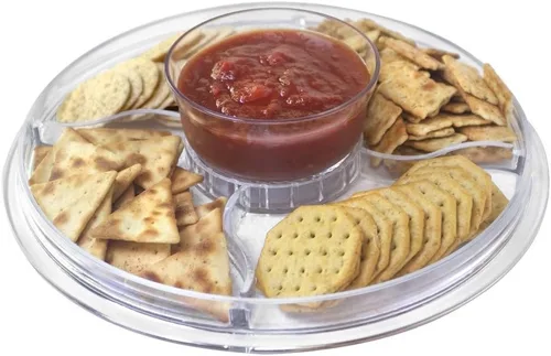 Miniatura 2 de Soporte de pastel con cubierta de cúpula, uso multipropósito 6 en 1, soporte de pastel con tapa, fuente para servir, tazón para ponche, fuente