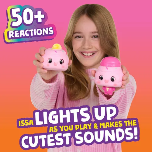 Miniatura 4 de My Squishy Little Ice Cream - Muñeca interactiva coleccionable con accesorios - ISSA