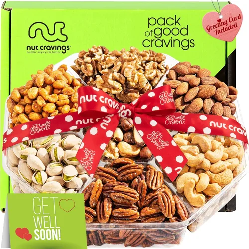 Miniatura 12 de Canastas para regalo de Pascua para adultos y niños, huevo lleno de dulces y conejito Plato con nueces gourmet (surtido de 7) Arreglo con golosinas