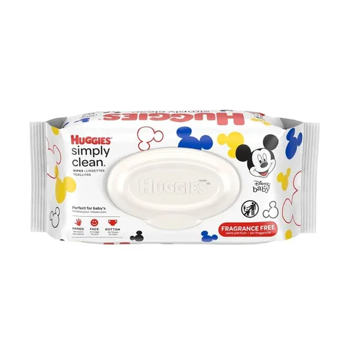 Miniatura 3 de Huggies Toallitas para bebé Simply Clean sin fragancia (paquete de 2)