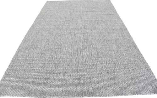 Miniatura 5 de Unique Loom Collection - Alfombra de Área Plana casual de transición sólida jaspeada para interiores y exteriores