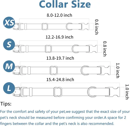 Miniatura 4 de Juego de collar y correa de cuero suave para perro (6.6 pies), elegante hebilla de metal resistente de oro rosa, correa de 4 longitudes ajustables
