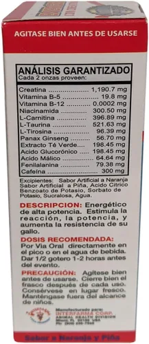 Miniatura 4 de INTERFARMA Energen Extra Strength W Creatina para Gallo
