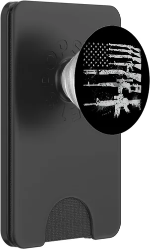 Miniatura 7 de Bandera de Estados Unidos armas rifles 2A Enmienda regalo de Navidad – PopSockets Grip y soporte para teléfonos y tabletas