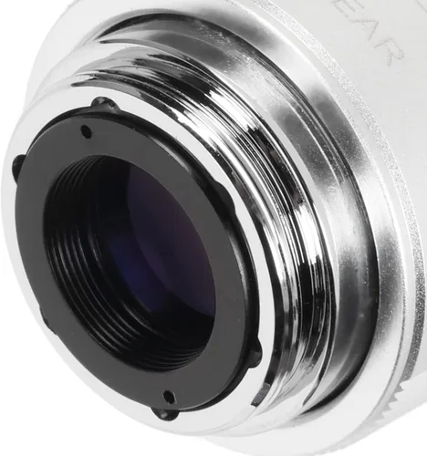 Miniatura 8 de Pomya Enfoque manual de gran apertura F1.4 de 0.984 in, lente de CCTV, lente MFT Prime para M43, tienda de soporte Almacén de estacionamiento (plata)