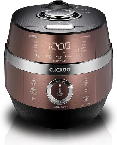 CUCKOO CRP-JHSR0609F | Arrocera a presión de calentamiento por inducción de 6 tazas (sin cocinar) | 13 opciones de menú, limpieza automática, guía