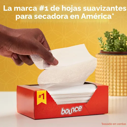 Miniatura 2 de Bounce - Hojas suavizantes de ropa con aroma fresco al aire libre, 240