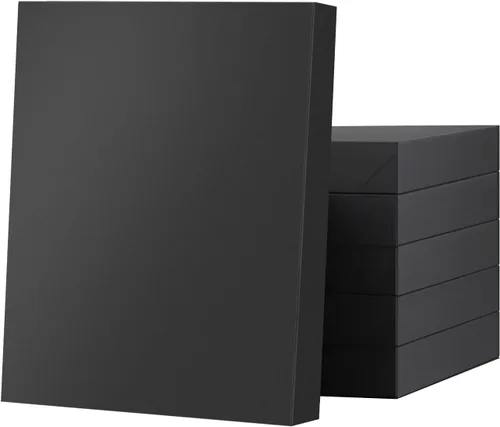 Miniatura 9 de JINMING 6 cajas de regalo extragrandes con tapas de 17 x 11 x 2.5 pulgadas para ropa, cajas de regalo negras, cajas de ropa para el día de la madre