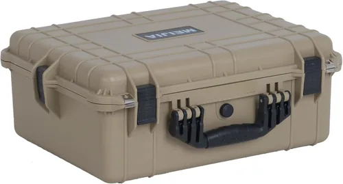Miniatura 12 de MEIJIA Funda rígida protectora portátil impermeable para todo tipo de clima, funda compacta para cámara con espuma de ajuste personalizable, Gris