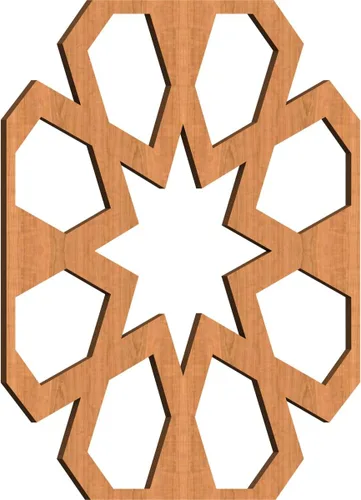 Miniatura 23 de Jackson Decorative Fretwork Wood Wall Panels, Large, 23 3/8" W x 23 3/8" H x 1/4" T, Cherry