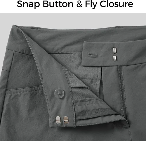 Miniatura 28 de Willit Pantalones cortos de golf de 4.5 pulgadas para mujer, de secado rápido, casuales, con bolsillos, resistentes al agua