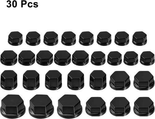 Miniatura 4 de Motoforti Tapón de rosca para motocicleta, tapa de tuerca de perno, cubierta decorativa para Kawasaki para Honda, negro