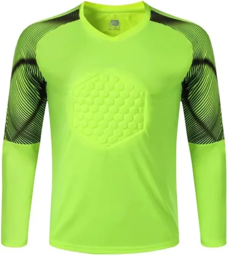 Jared's Athletic Wear Camiseta acolchada para portero Fútbol, Fútbol, Fútbol Hombres, Niños, Unisex (4XL)