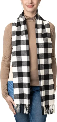 Miniatura 41 de Bufanda de invierno Achillea suave y cálida, de tartán, a cuadros, de cachemira, unisex