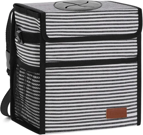 Miniatura 7 de Femuar Cubo de basura para automóvil a prueba de fugas con tapa, impermeable, para SUV, bolsa de basura plegable y portátil, color negro