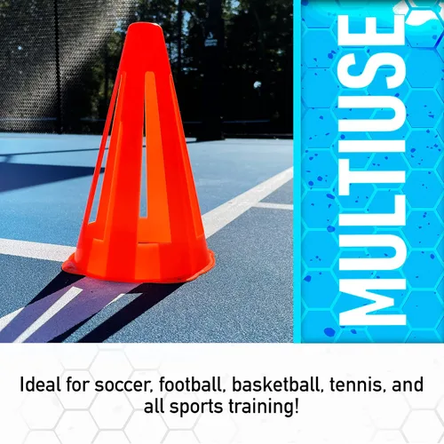 Miniatura 4 de FRANKLIN SPORTS INDUSTRIA 4PK 10' Flex Marcador Cono Fútbol Accesorios