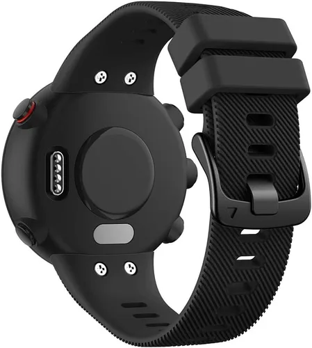 Miniatura 19 de REYDA Correa de silicona compatible con Garmin Swim 2/Forerunner 45, suave, flexible, transpirable, correa de reloj de silicona deportiva