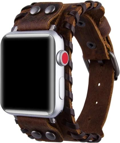 Miniatura 2 de Compatible con Apple Watch Ultra SE Series 8 7 6 5 4 3 1.496 in 1.575 in 1.614 in 1.654 in 1.732 in 1.772 in 1.929 in Correa unisex retro nórdico